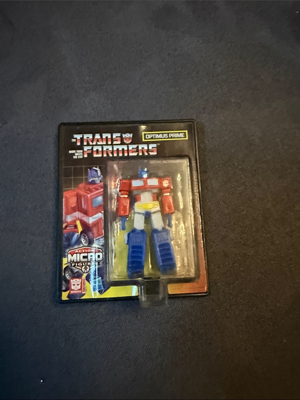 Transformers Optimus Prime Micro Action Figure - Red & Blue